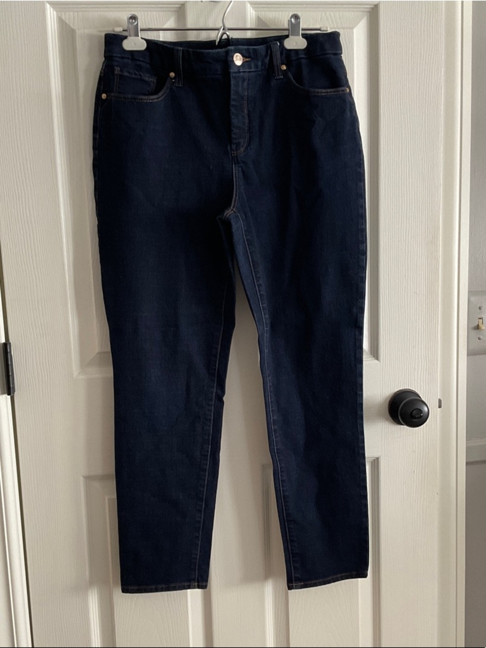 Chico's Dark Indigo Skinny Jeans